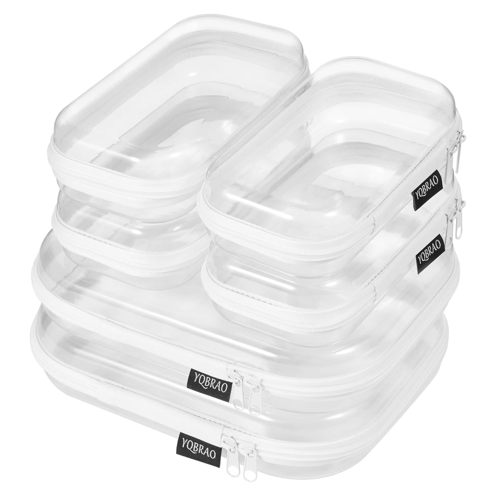 Estuches Organizadores de Plástico Duro YQBRAO - 6 Piezas