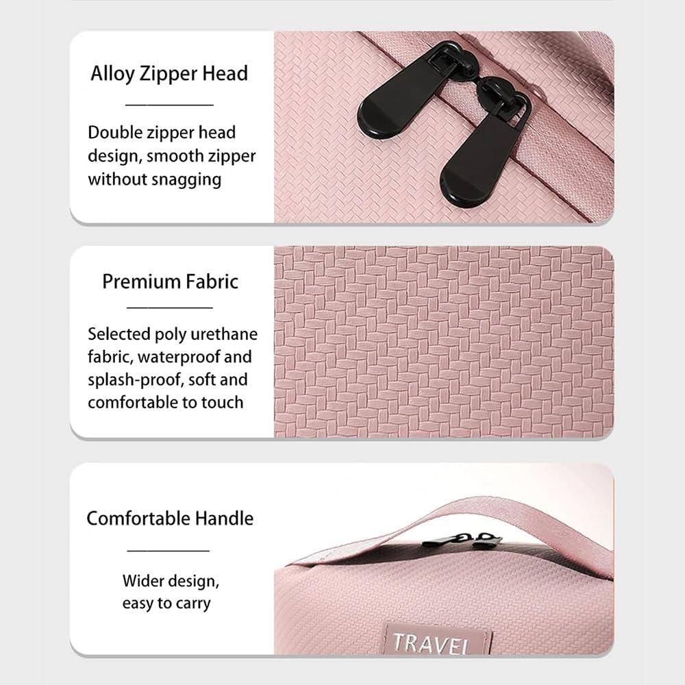 Bolsa Organizadora de Accesorios PIGIAOKA Rosa 24x15x11cm