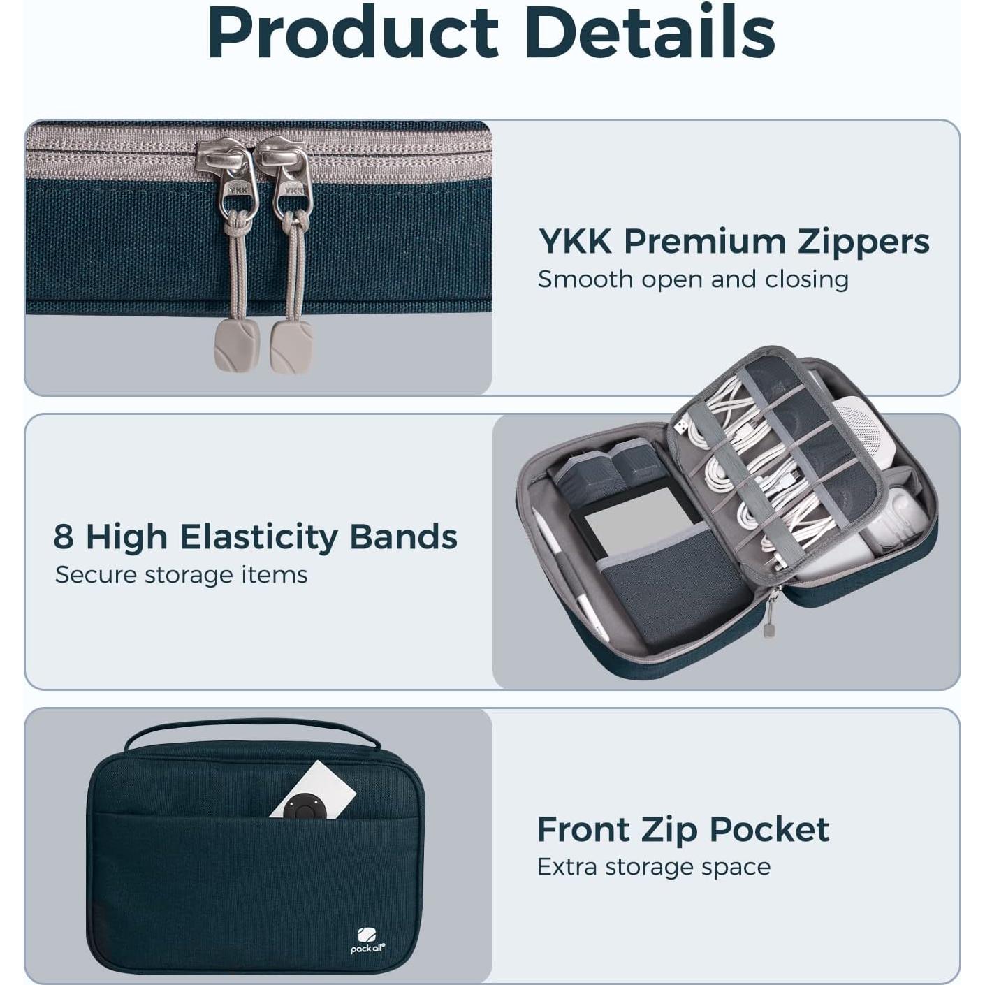 Organizador Electrónico Pack All PA-16332-4 Azul Marino