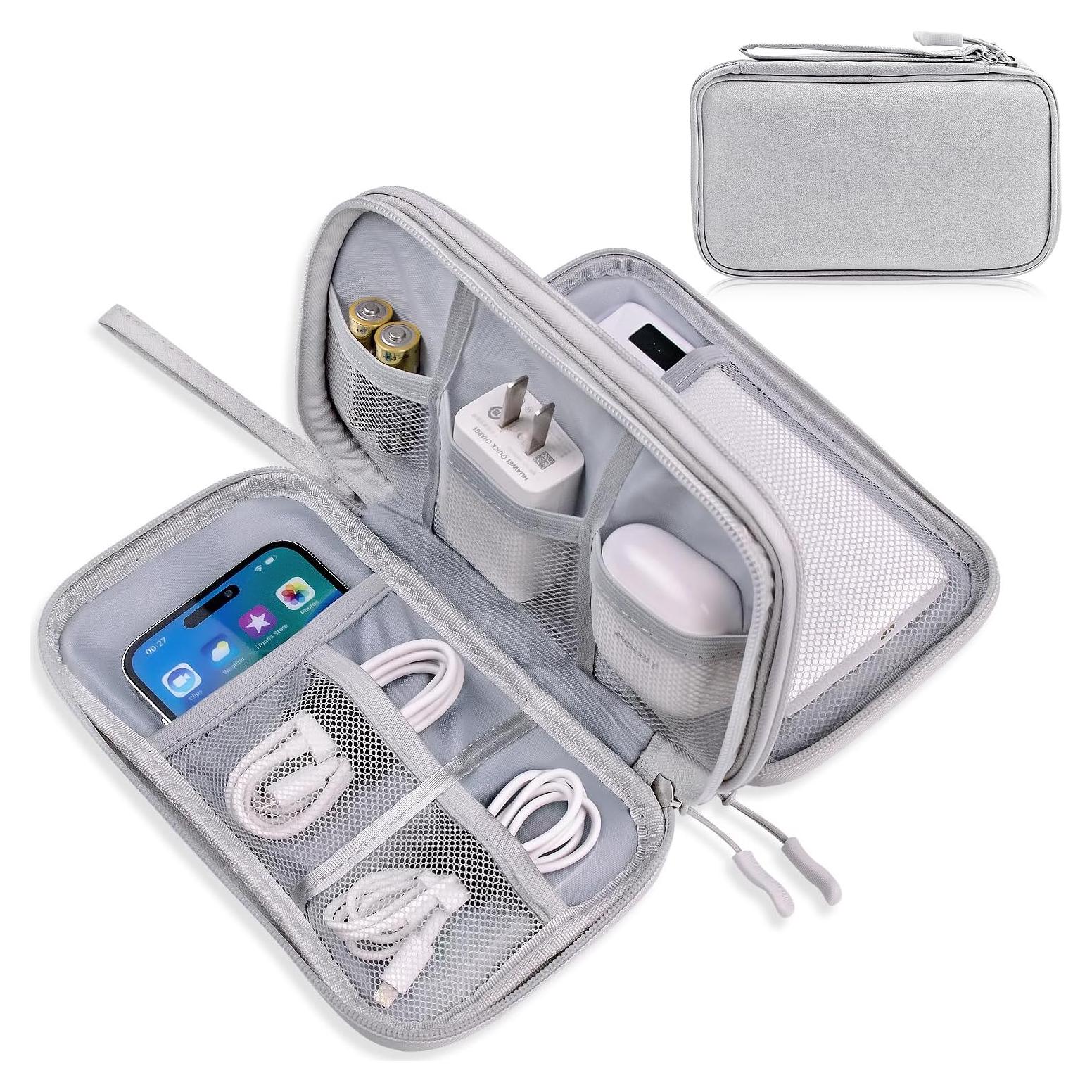 Organizador de Viaje CNPOP Doble Capa Gris 21.1x12.7cm