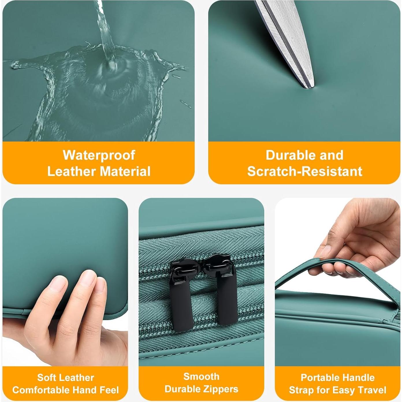 Organizador de Accesorios Electrónicos Miloocul Verde Profundo