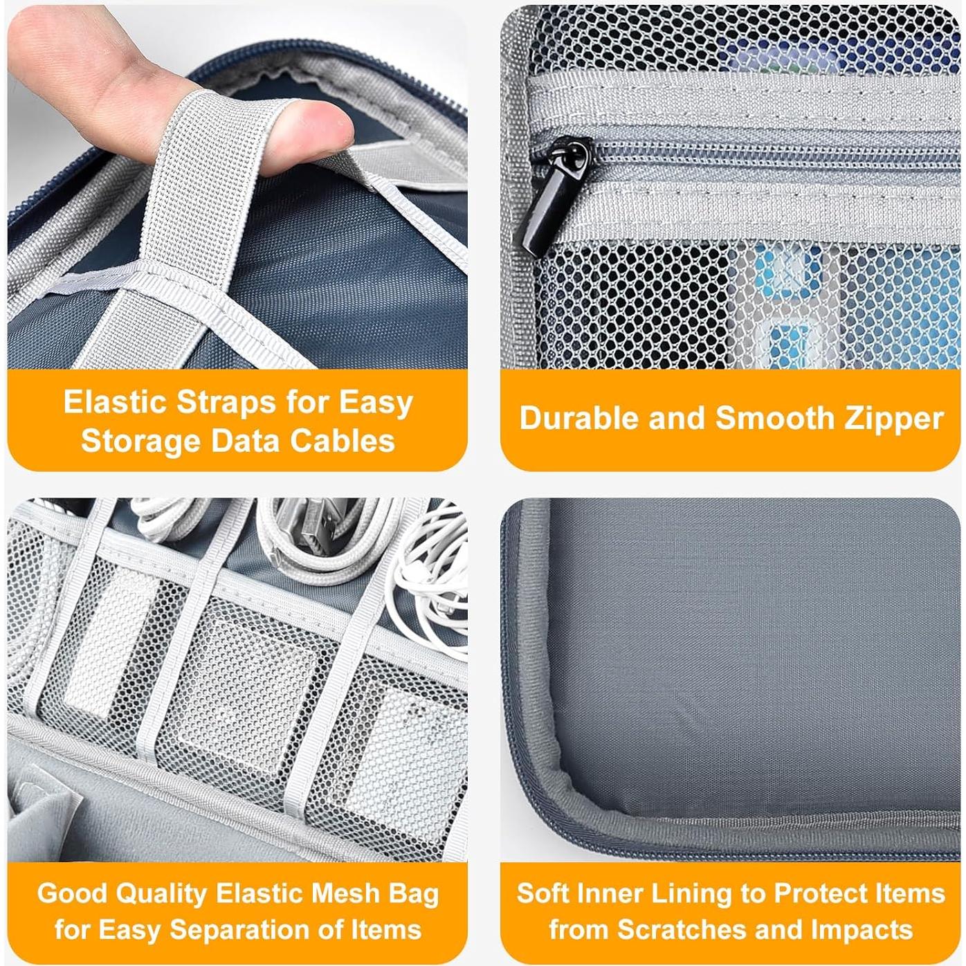 Organizador de Accesorios Electrónicos Miloocul Verde Profundo