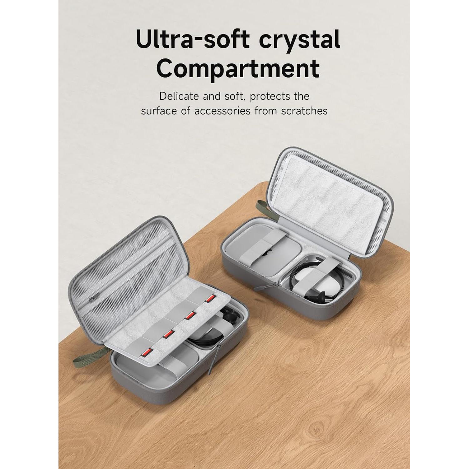 Hagibis Funda Organizador Electrónico Viaje Mac Mini M4 2024 Gris