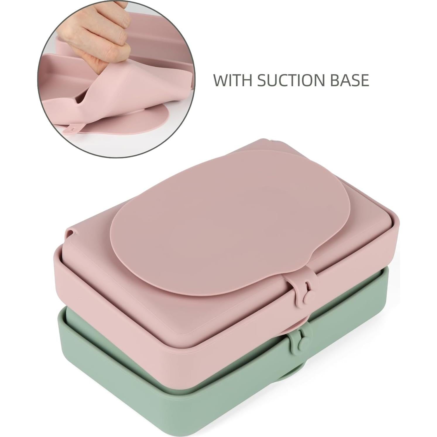 Plato de Silicona para Bebés Nearbyme Plegable Azul 18x13 cm