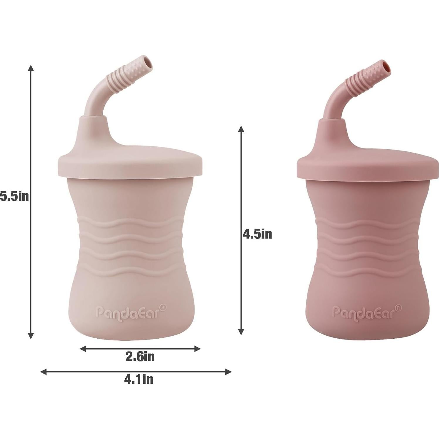 Plato de Succión de Silicona PandaEar 8 Piezas Libre de BPA