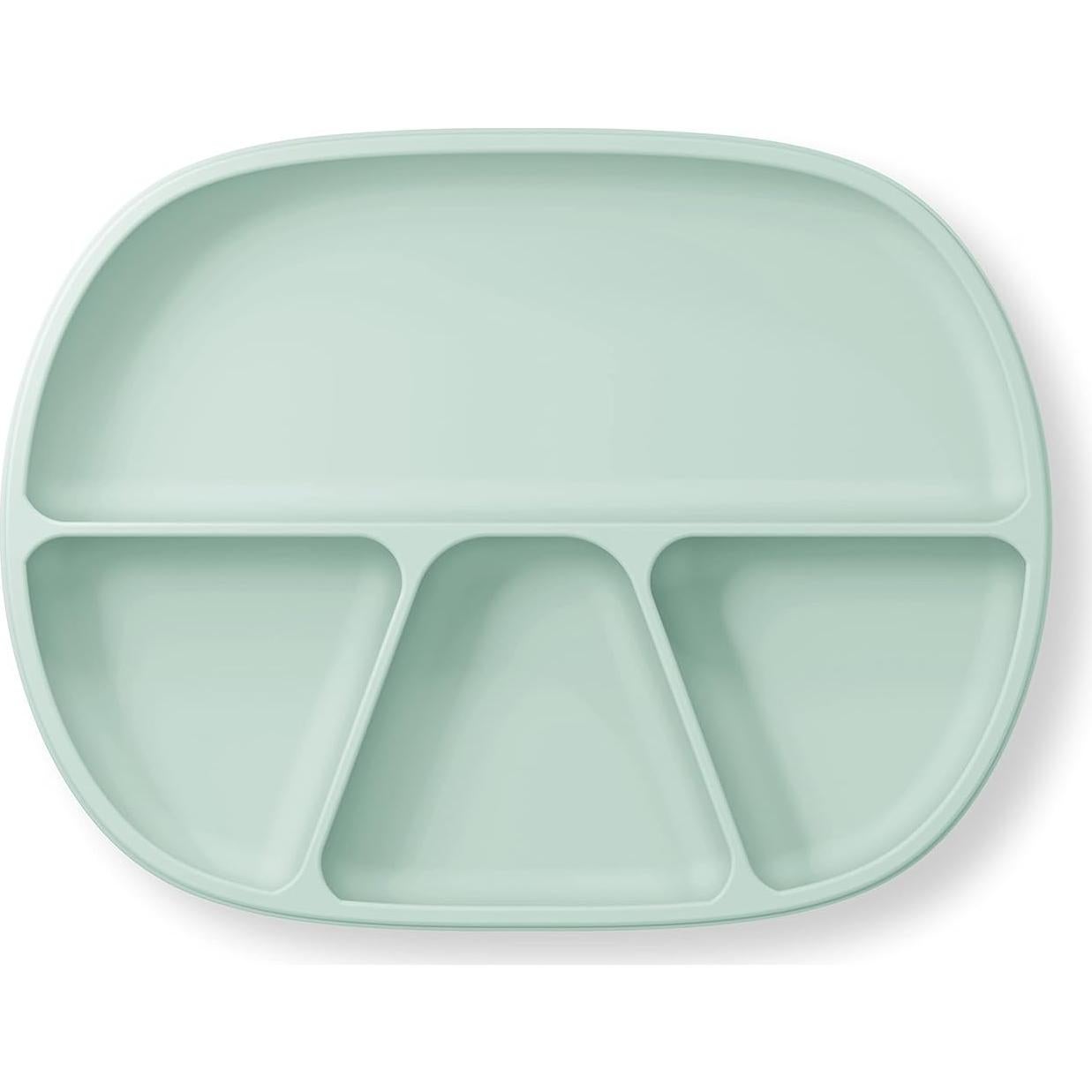 Platos de Silicona NUK para Bebés - Paquete de 2, Apto Microondas