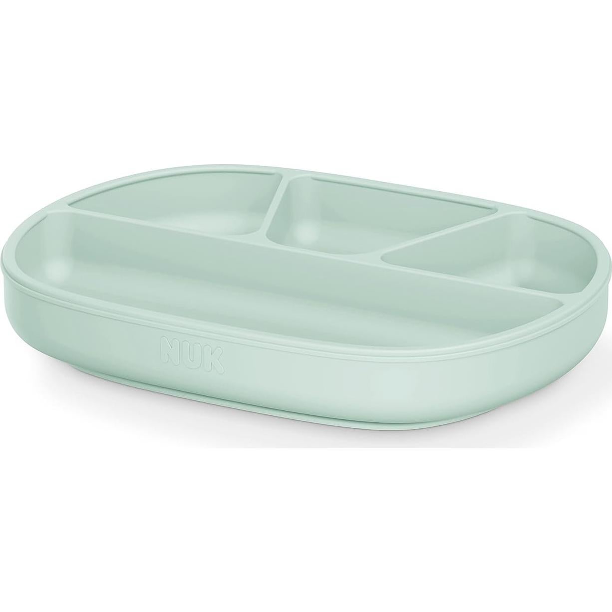 Platos de Silicona NUK para Bebés - Paquete de 2, Apto Microondas