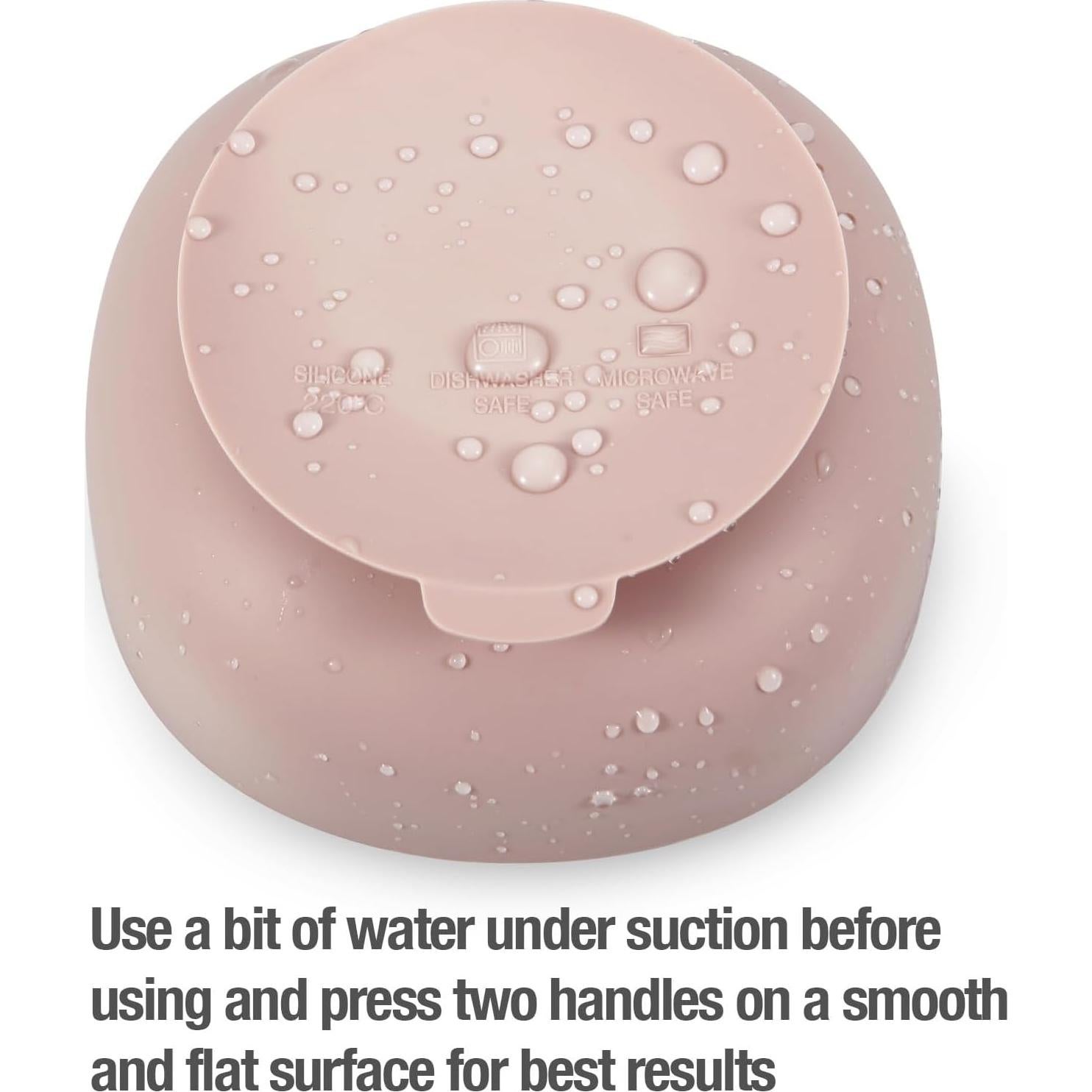 Cuencos de Silicona con Succión PandaEar - 3 Piezas, 297.6 ml