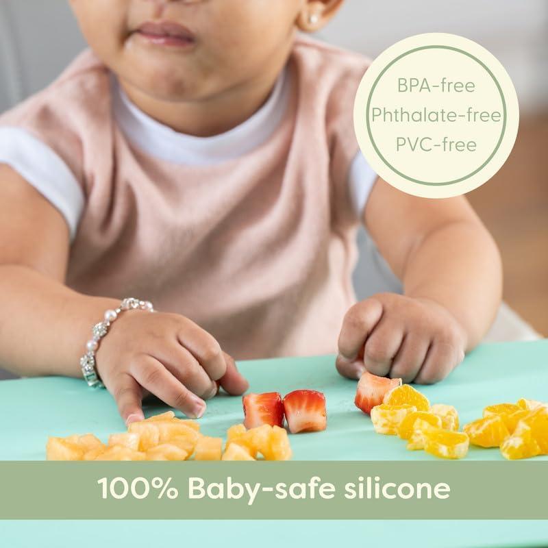 Mantel de Silicona UpwardBaby para Niños - Menta - Antideslizante