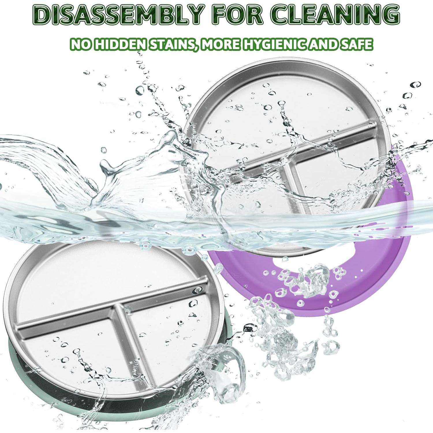 Platos Divididos de Acero Inoxidable VYTSYD 9" para Niños