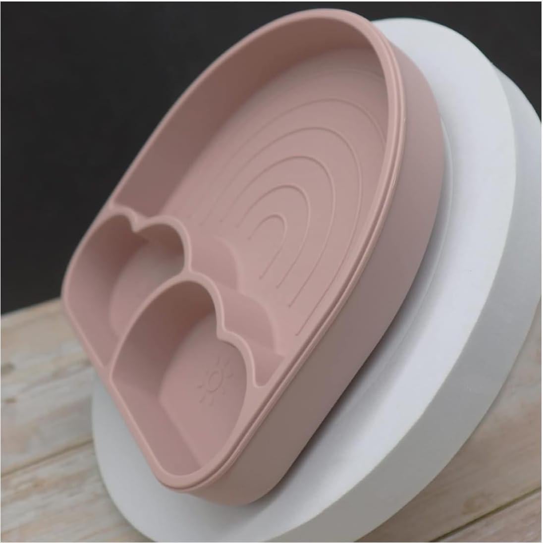 Conjunto de Alimentación de Silicona Tushi Nube y Arcoíris