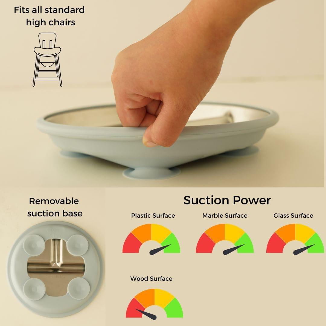 Juego de Alimentación para Bebés TOTS GROUND - Acero Inoxidable