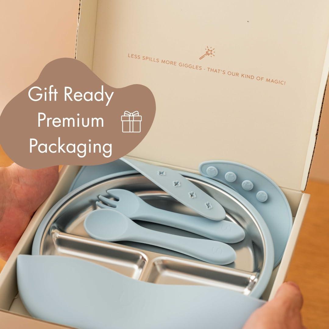 Juego de Alimentación para Bebés TOTS GROUND - Acero Inoxidable