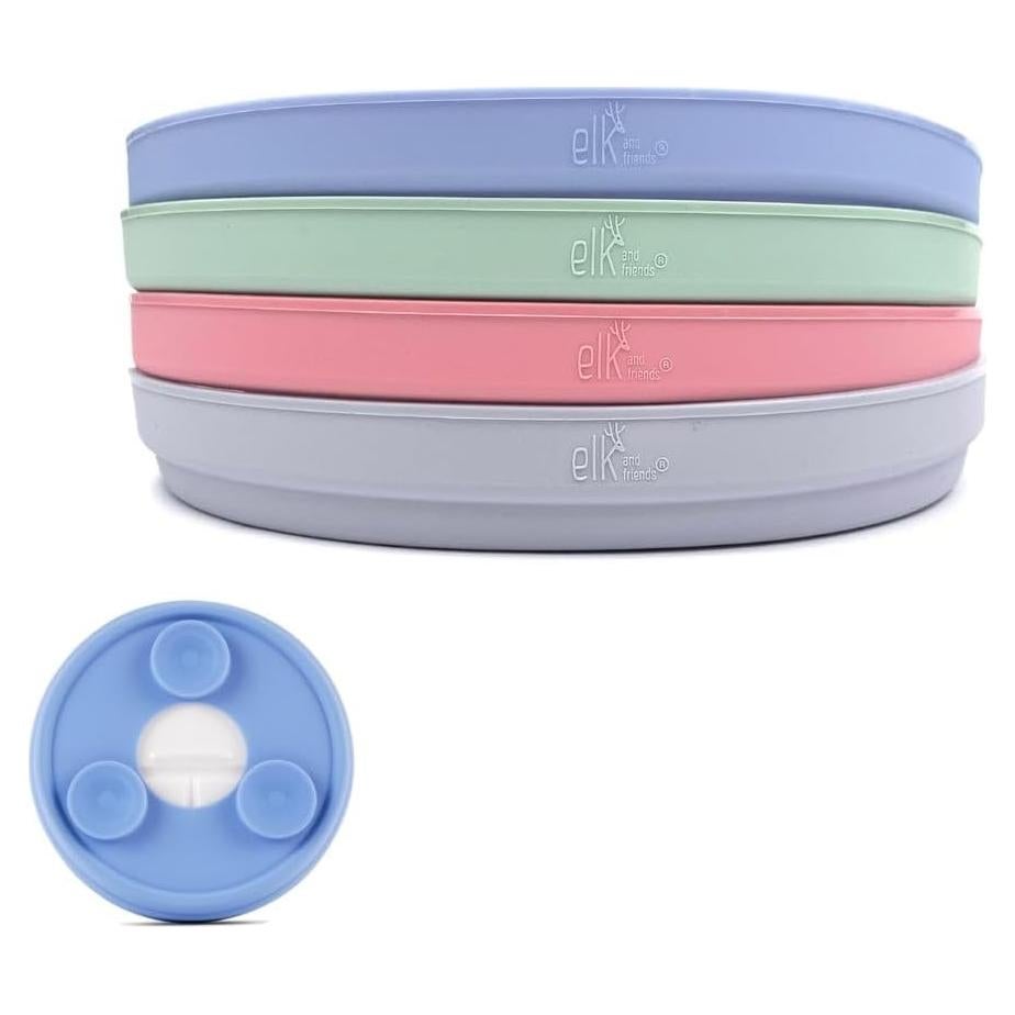Mangas de Succión de Silicona Elk y Amigos para Plato 17 cm
