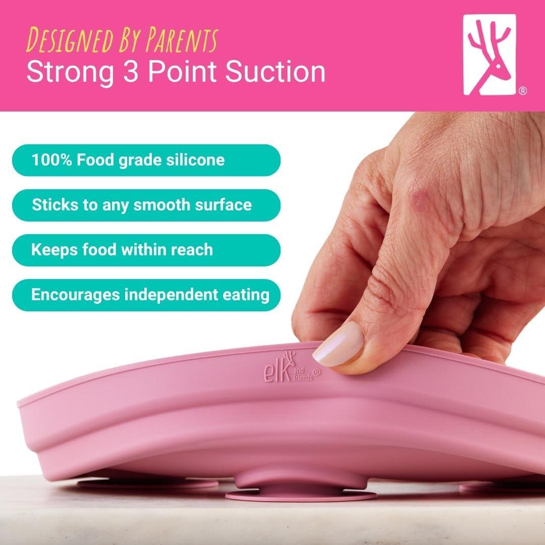 Mangas de Succión de Silicona Elk y Amigos para Plato 17 cm
