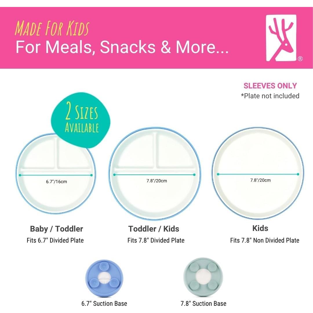 Mangas de Succión de Silicona Elk y Amigos para Plato 17 cm