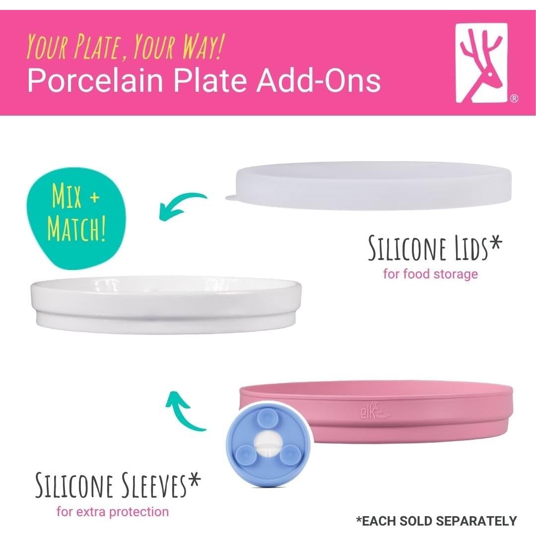 Mangas de Succión de Silicona Elk y Amigos para Plato 17 cm