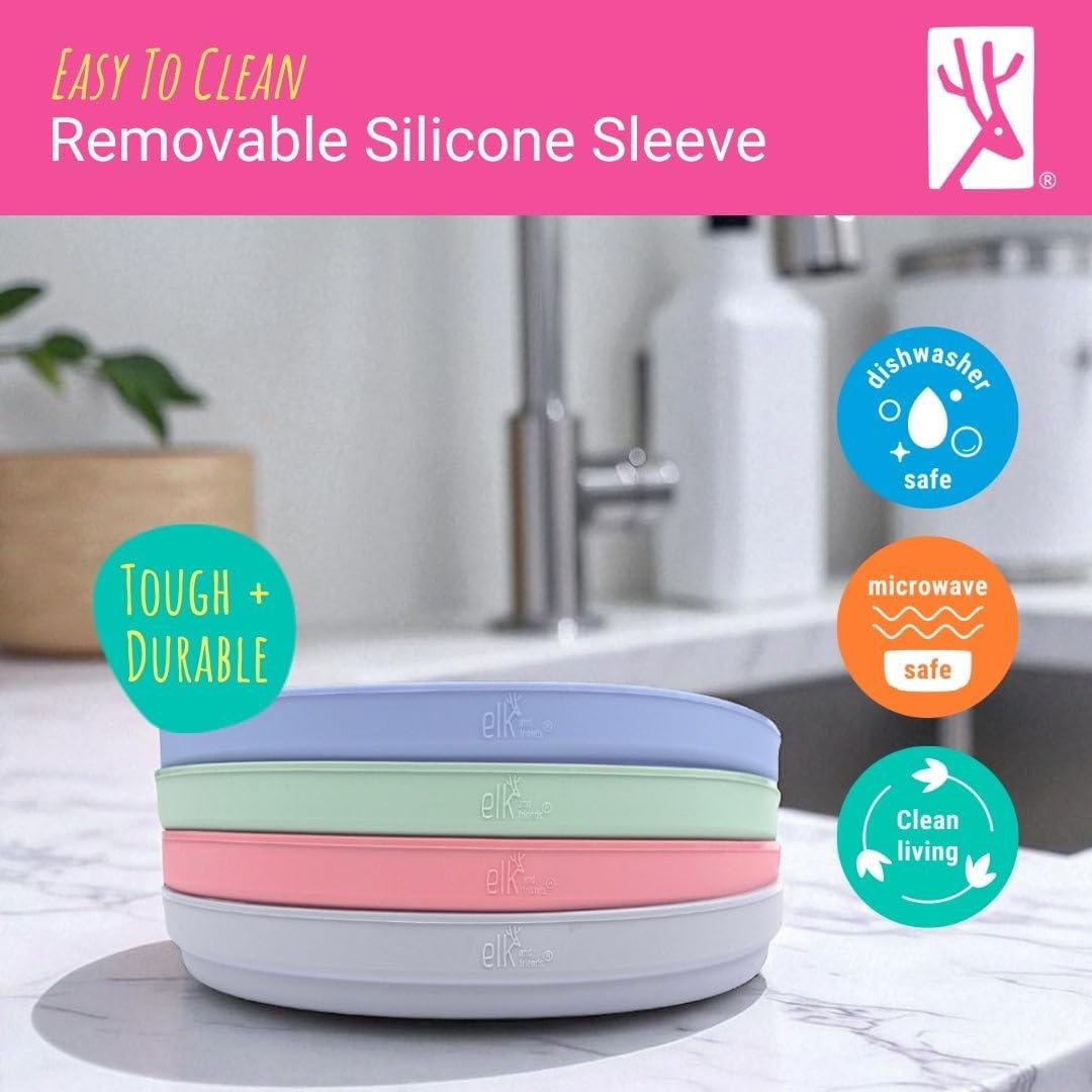 Mangas de Succión de Silicona Elk y Amigos para Plato 17 cm