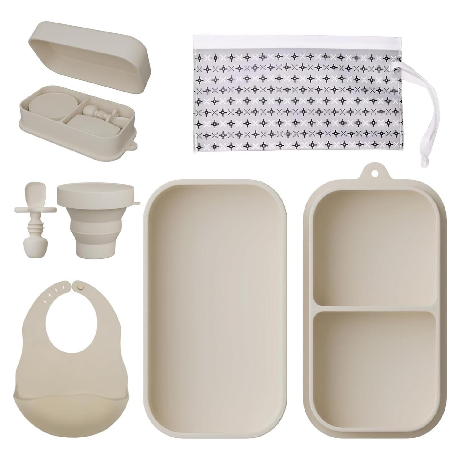 Juego de Alimentación de Silicona Proium para Bebés Portátil