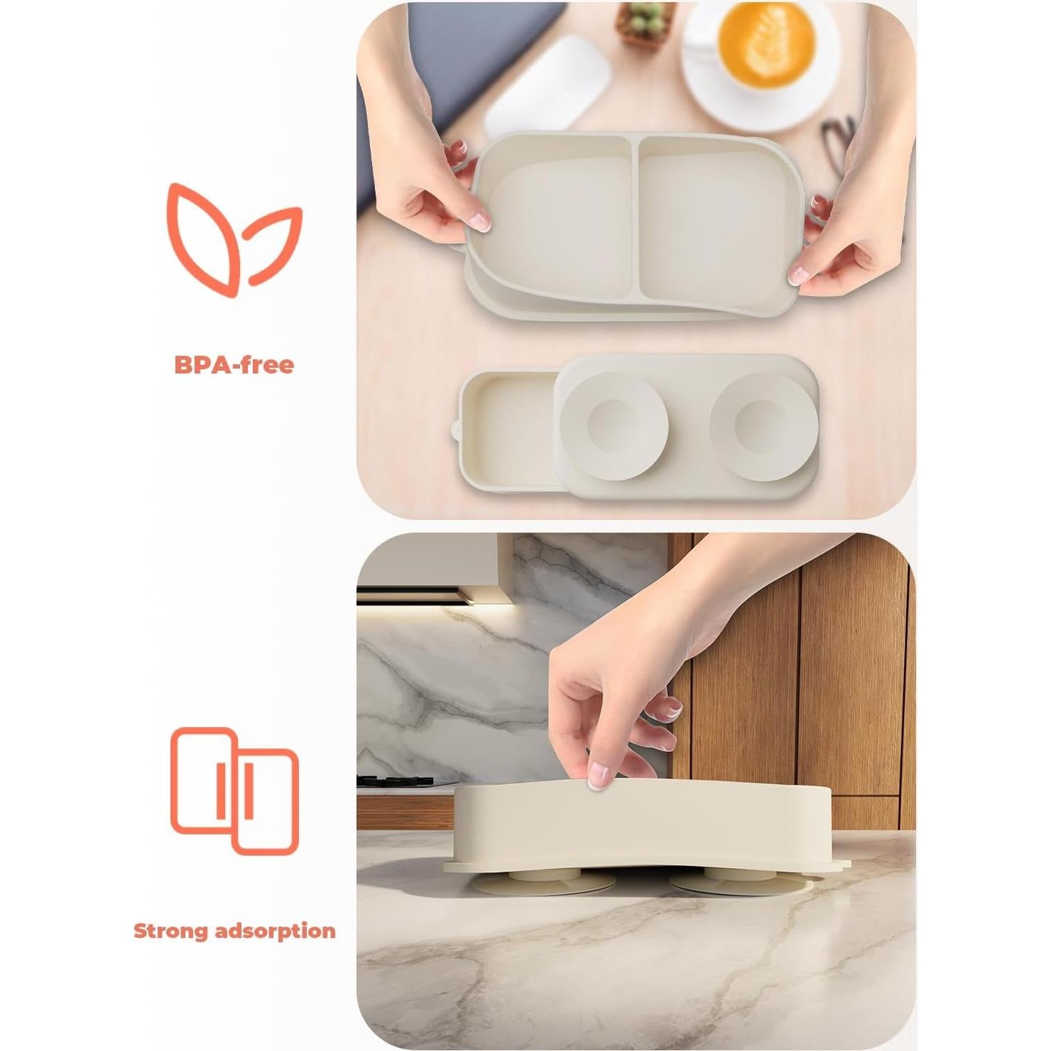 Juego de Alimentación de Silicona Proium para Bebés Portátil