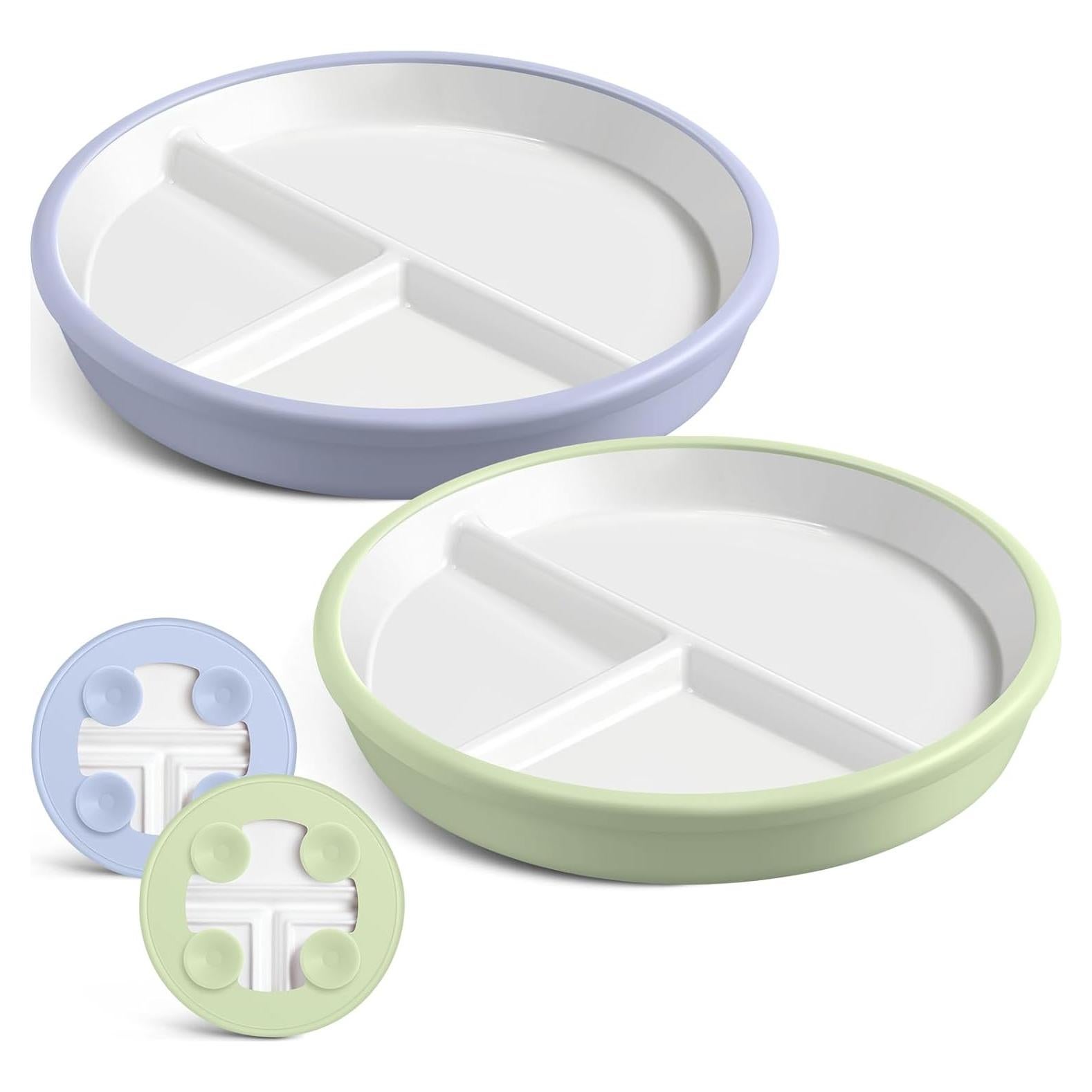 Platos de Porcelana para Niños Domensi 20.32 cm Antideslizantes