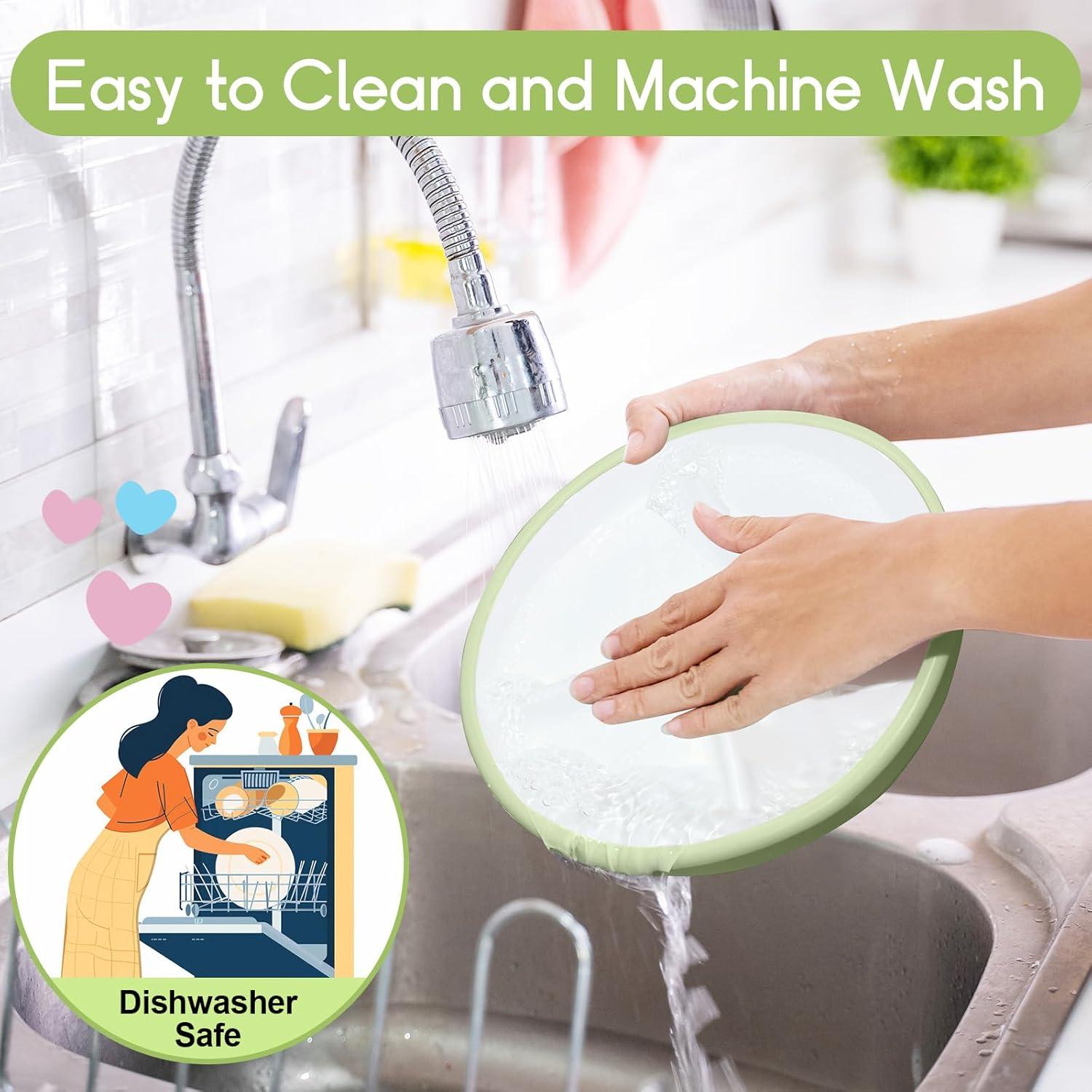 Platos de Porcelana para Niños Domensi 20.32 cm Antideslizantes