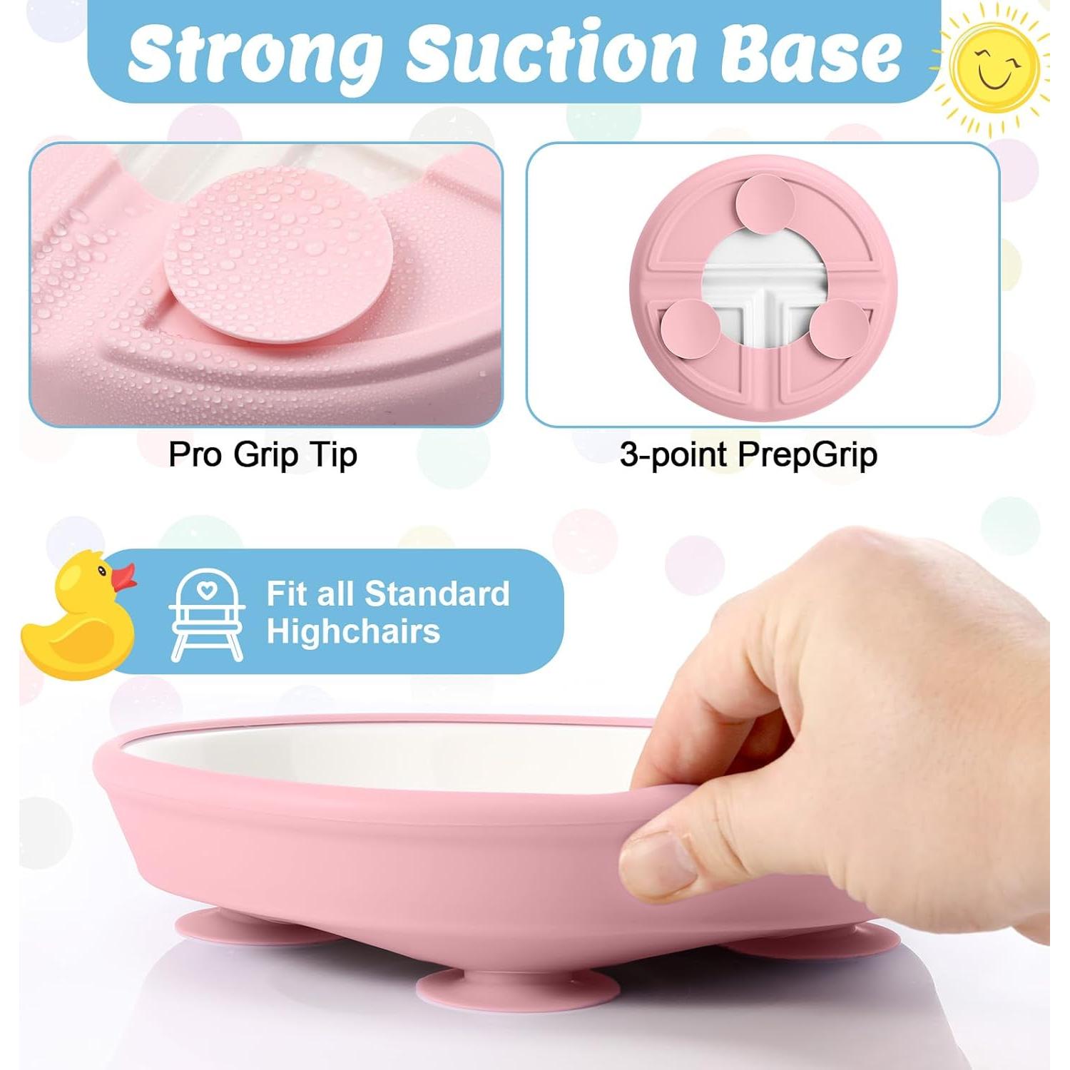 Platos Divididos para Niños Domensi 20.32 cm 4 Piezas Cerámica