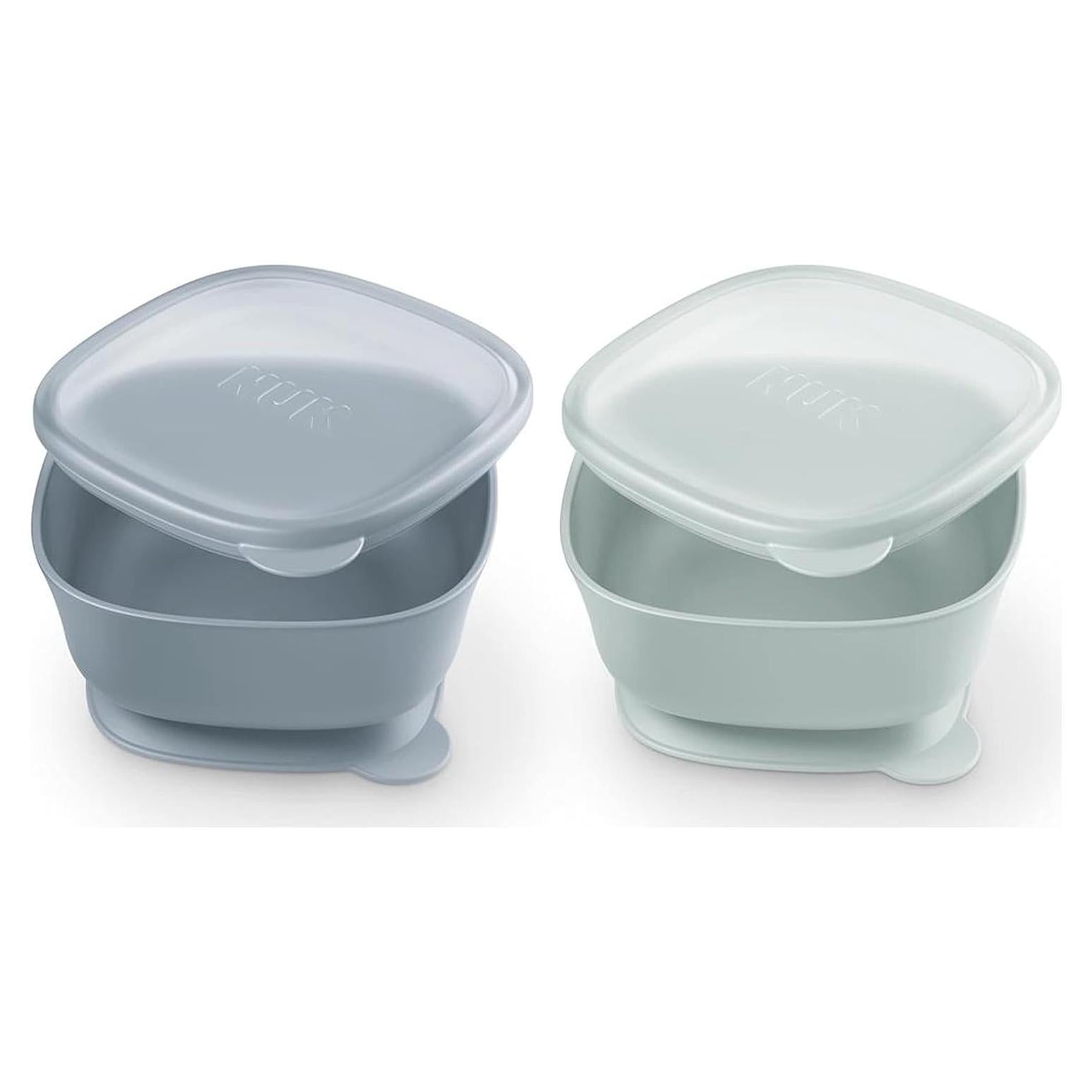 Tazones de Succión NUK por Naturaleza 2 Unidades Libre de BPA