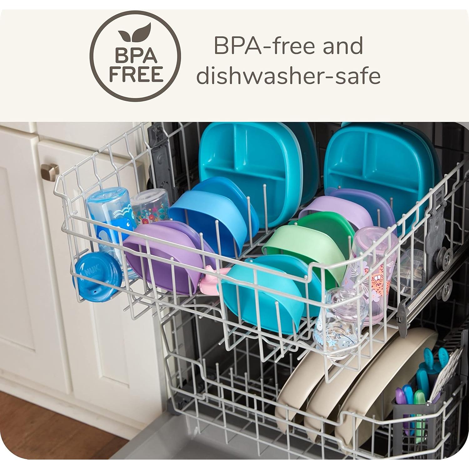 Tazones de Succión NUK por Naturaleza 2 Unidades Libre de BPA