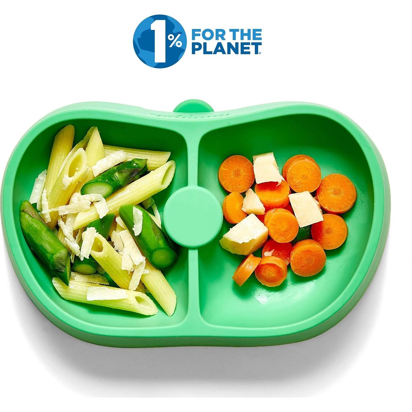 Tazón de Silicona Nummy con Ventosa Oculta - Verde 325ml