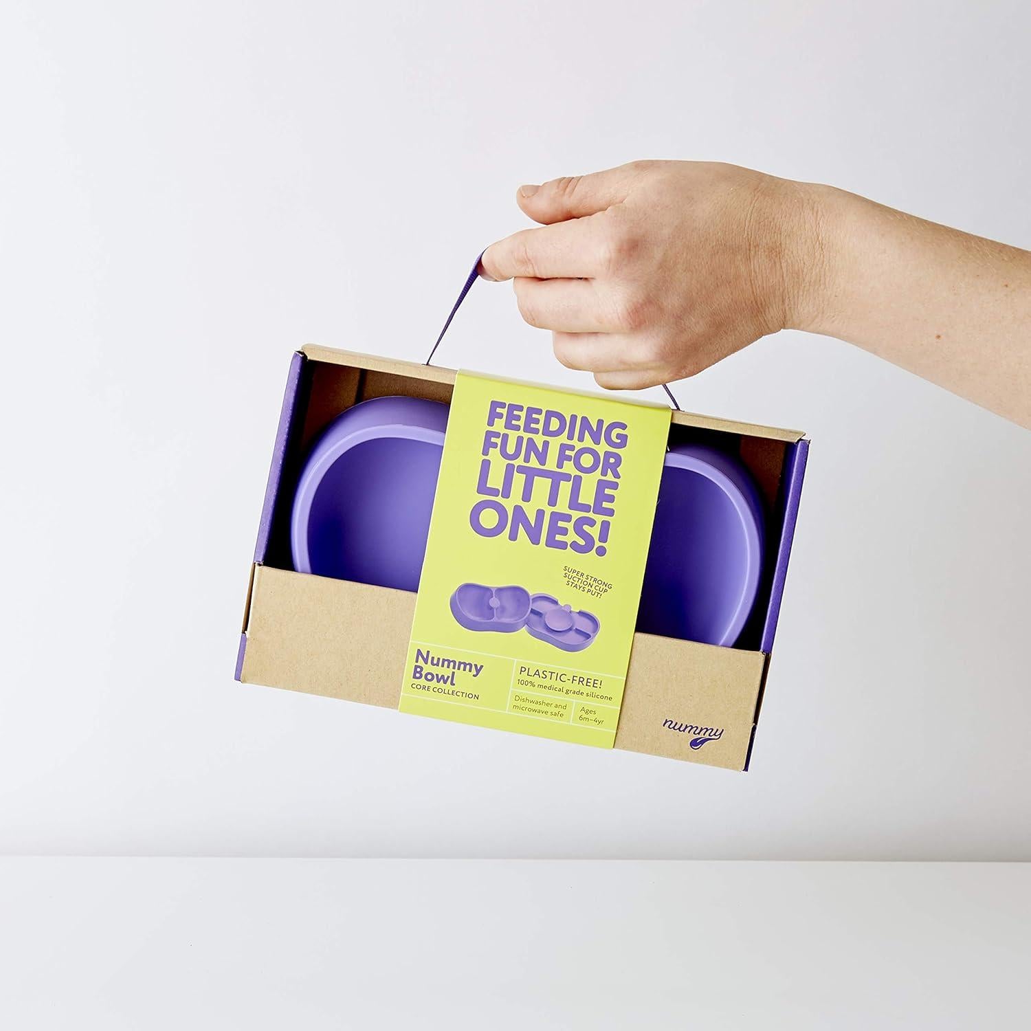 Tazón de Silicona Nummy con Ventosa Oculta - Verde 325ml