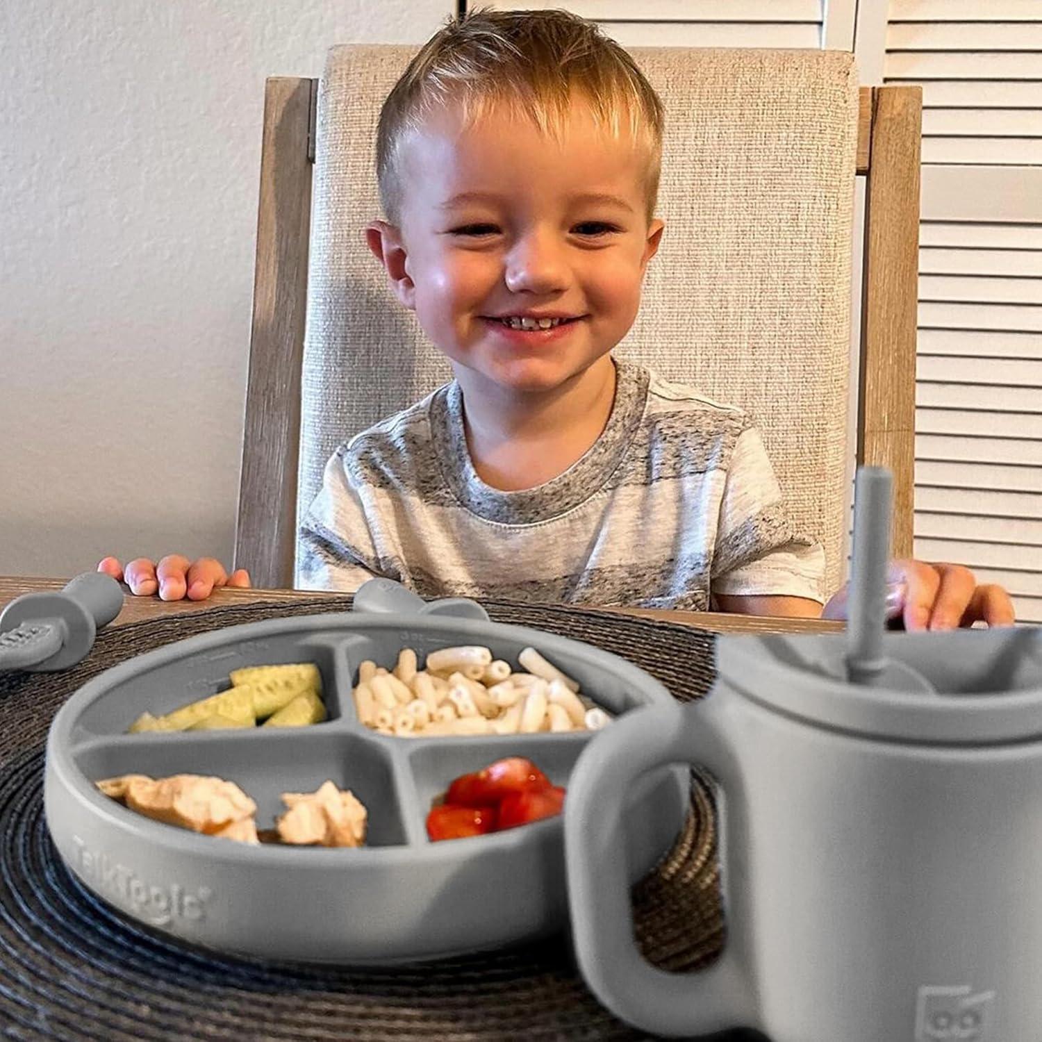 Plato de Silicona TalkTools Itsy Nube para Bebés 1 Cuenta