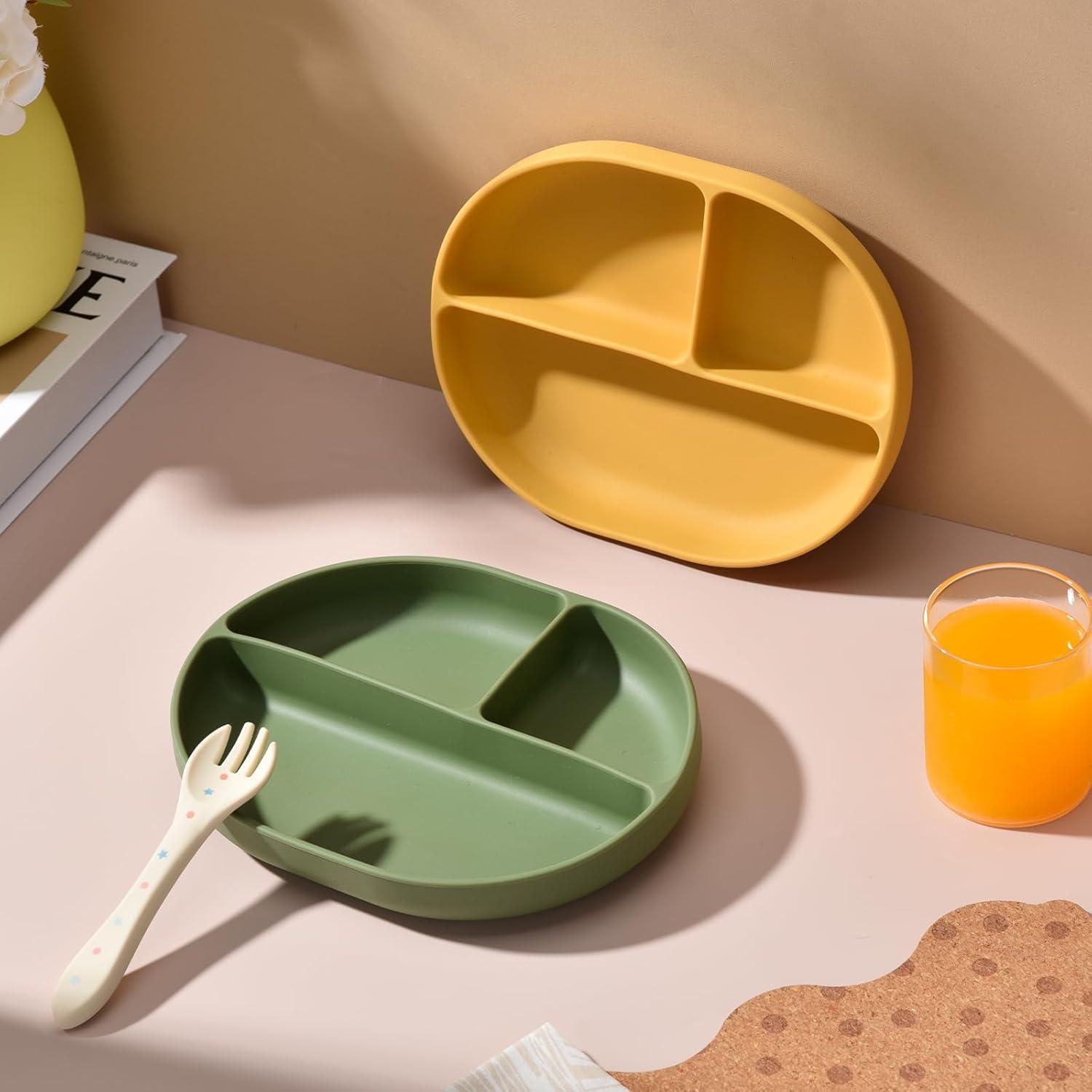 Juego de Platos de Silicona Imagination Junction 2 Piezas