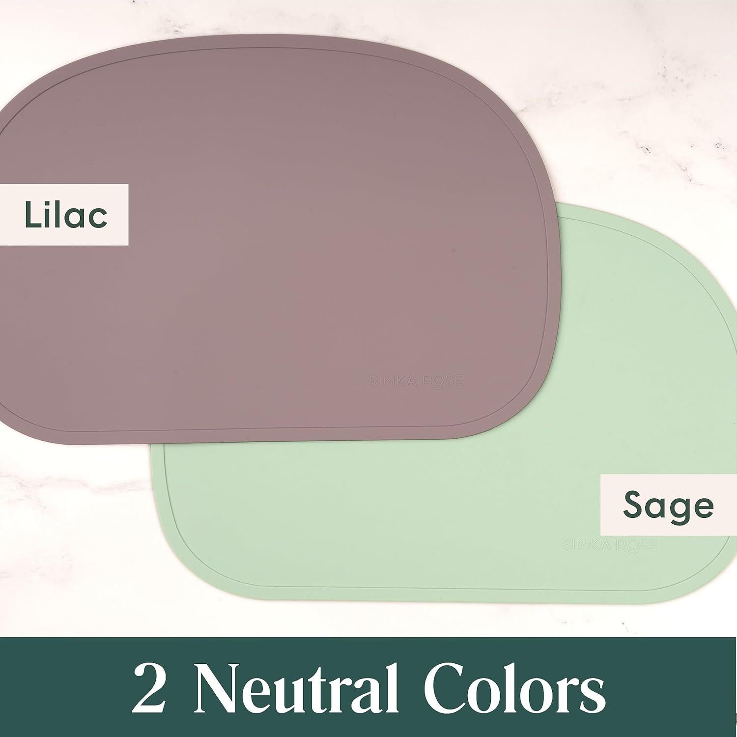 Mantel de Silicona Antideslizante Simka Rose - Salvia 45.72x27.94cm