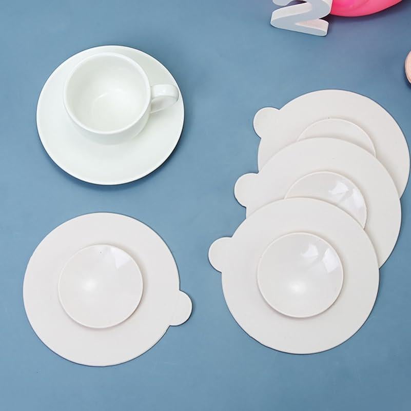 Garneck 3 Almohadillas de Succión de Silicona para Bebé 11.5x10cm