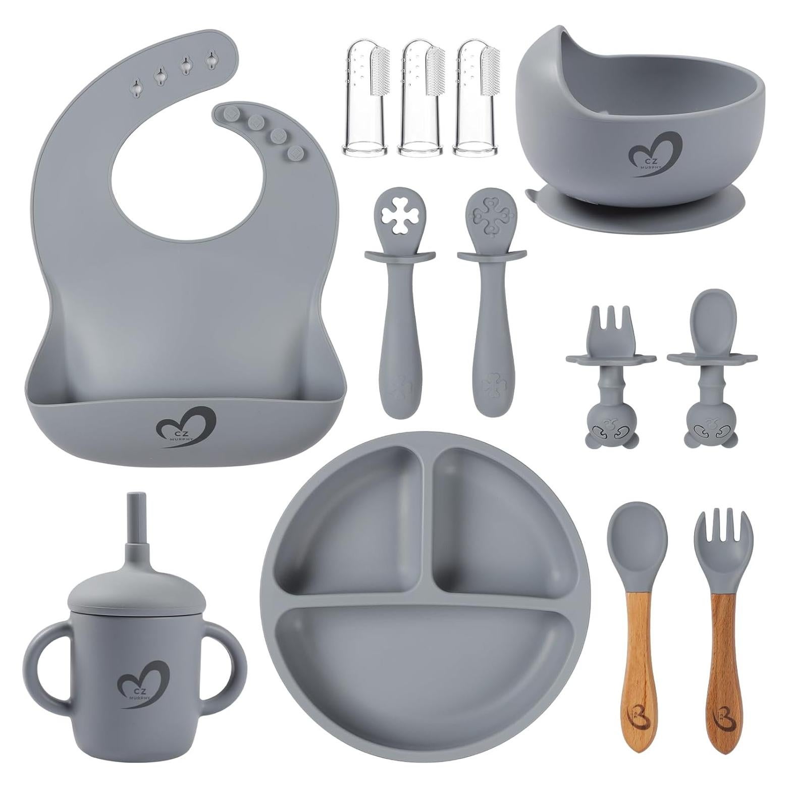Set de Alimentación para Bebés CZ MURPHY - 13 Piezas Silicona