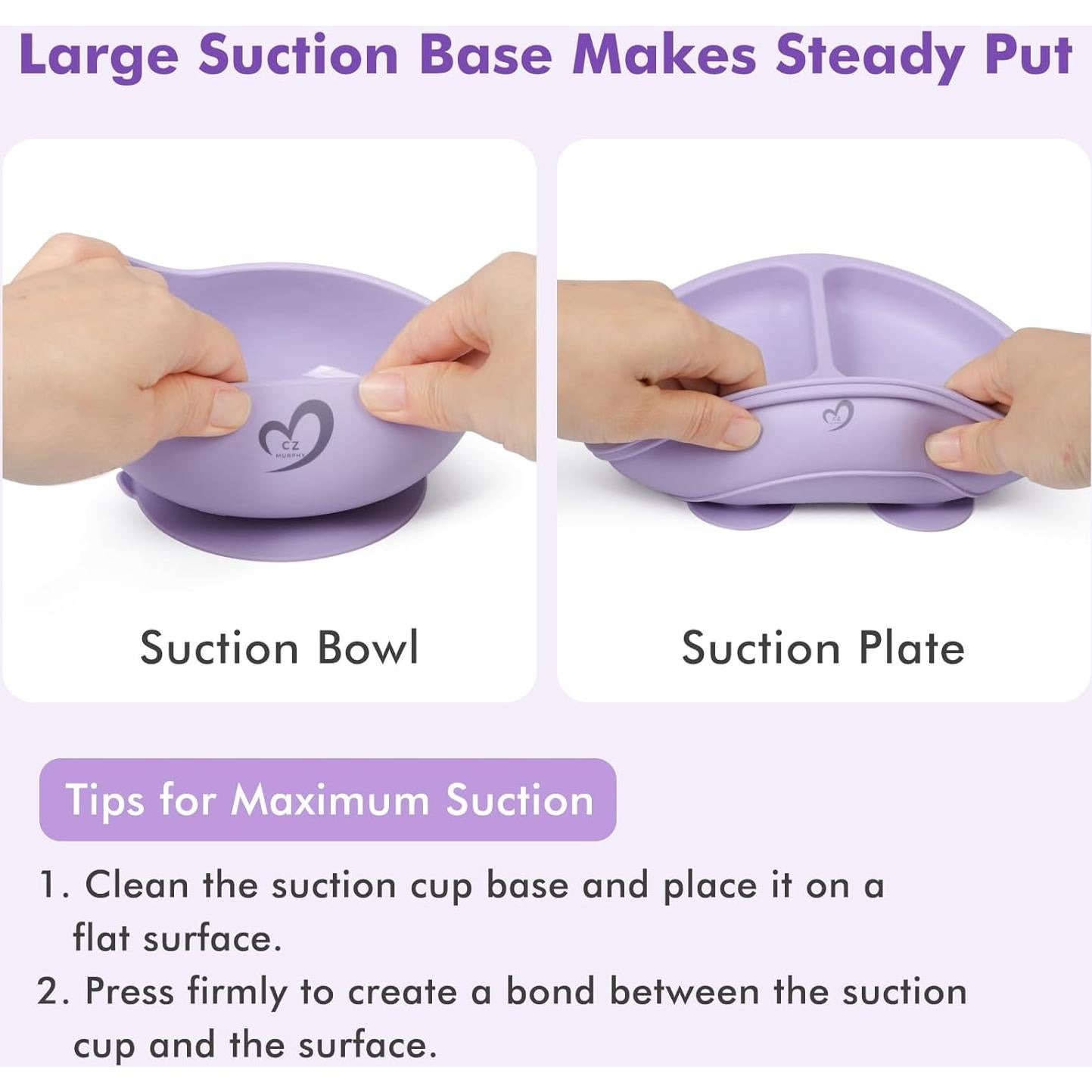 Set de Alimentación para Bebés CZ MURPHY - 13 Piezas Silicona