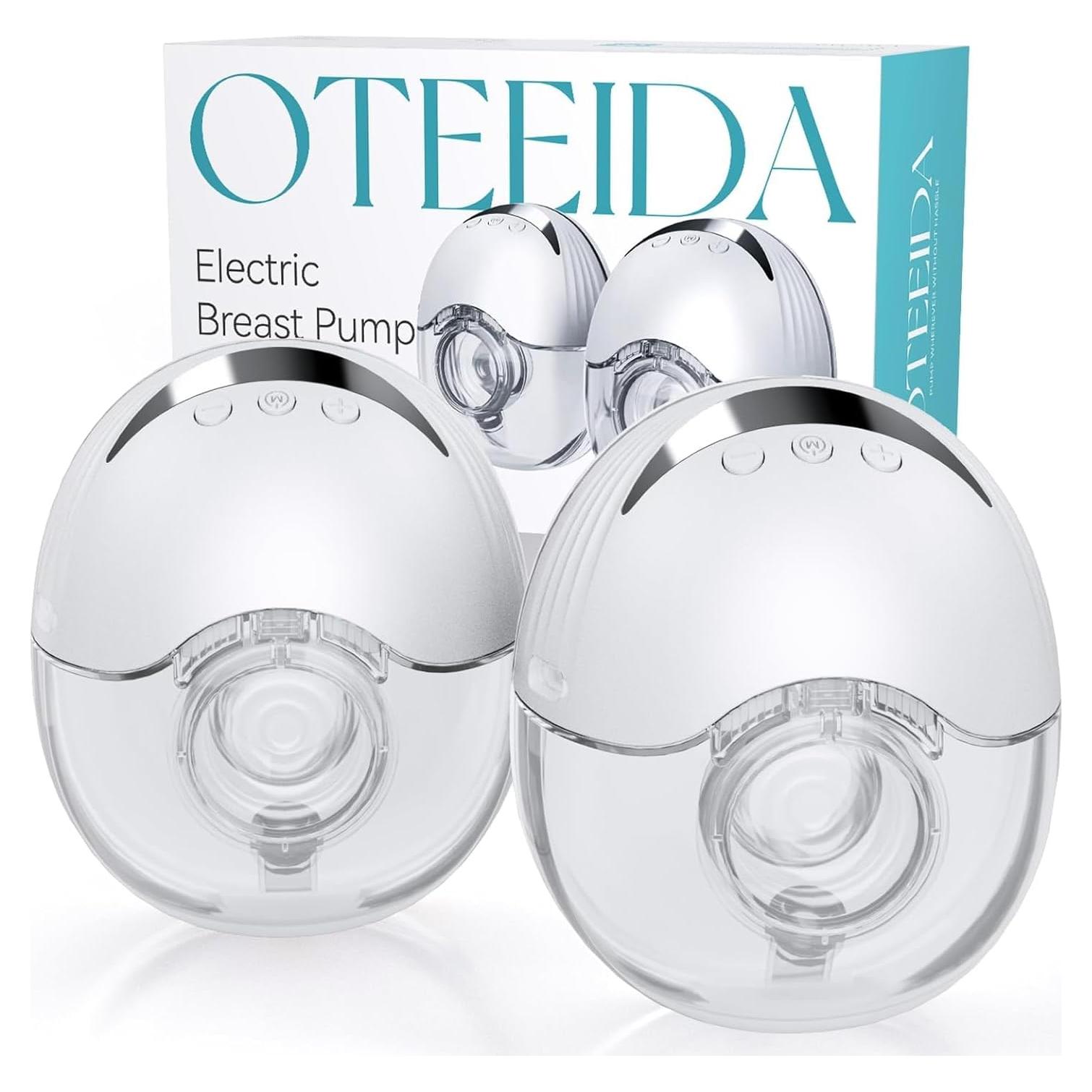 Extractor de Leche Eléctrico OTEEIDA MY-375 - 4 Modos, 12 Niveles, 210ml