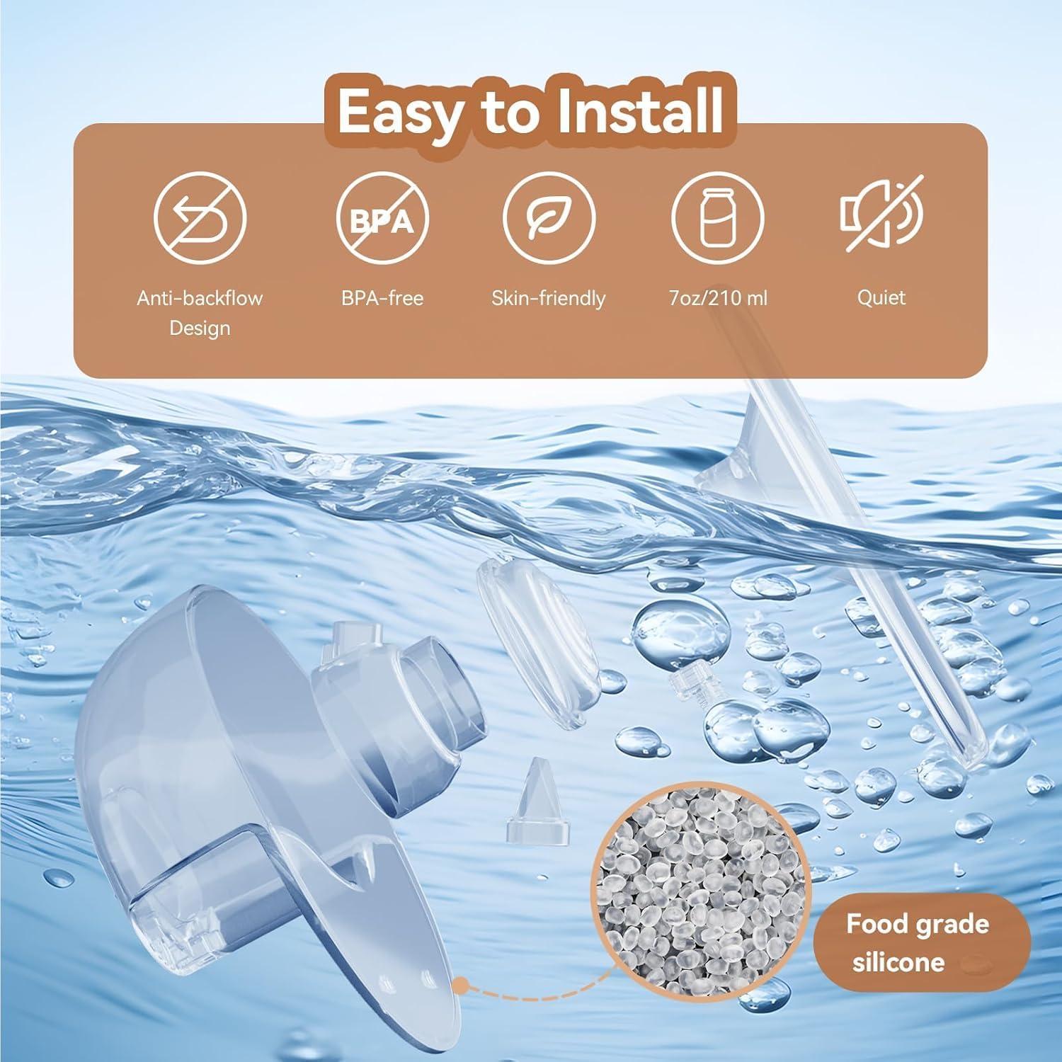 Extractor de Leche Eléctrico OTEEIDA MY-375 - 4 Modos, 12 Niveles, 210ml