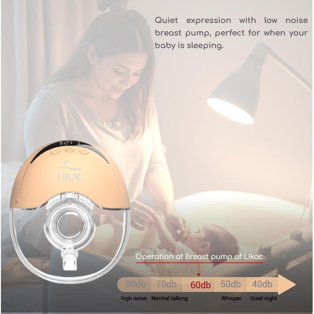 Bomba de Pecho Eléctrica Portátil Likac 4 Modos 12 Niveles