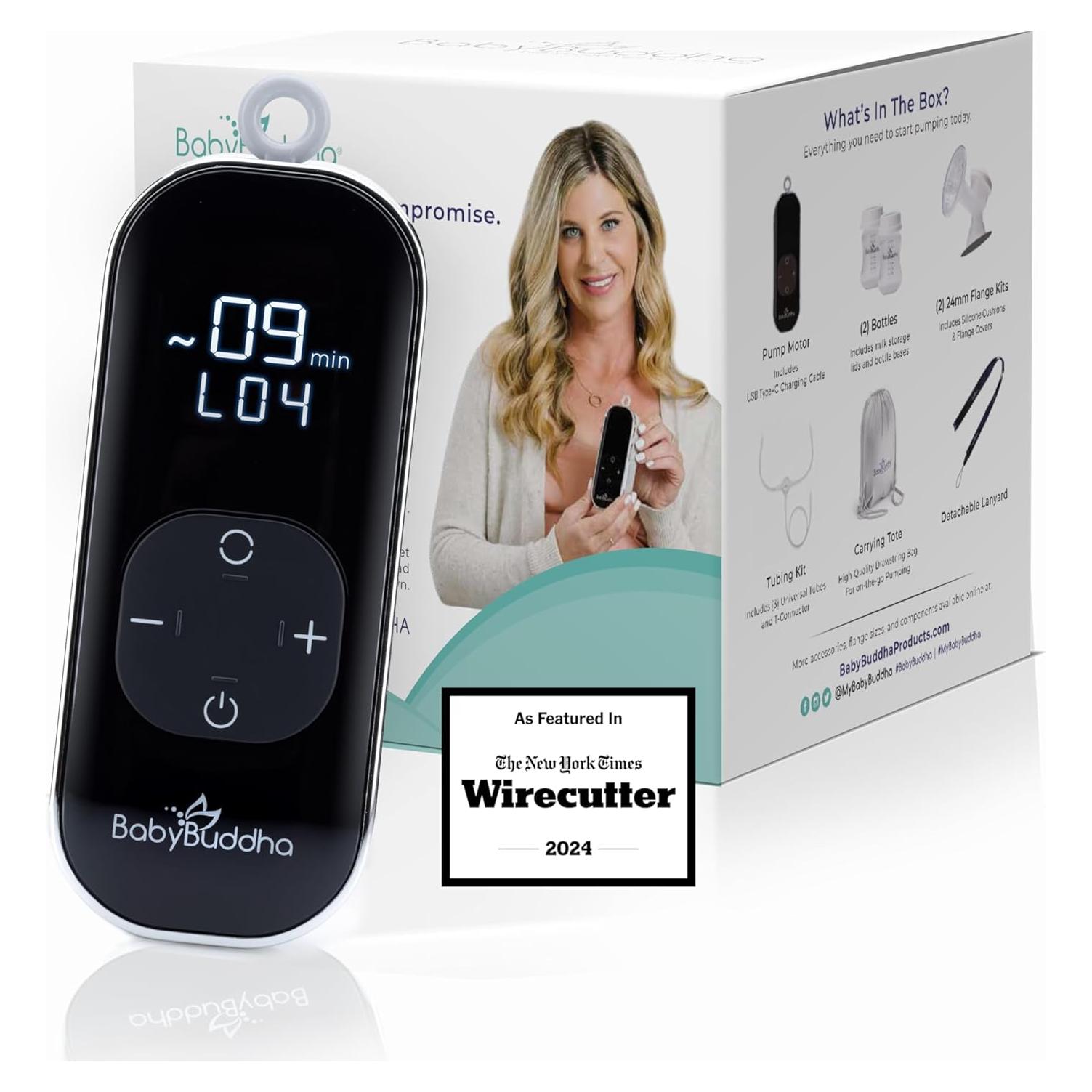 Bomba de Pecho Eléctrica BabyBuddha 2.0, 3 Modos, 21 Niveles