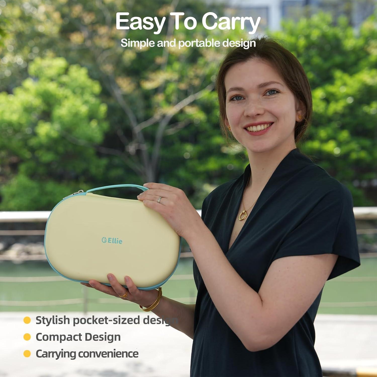 Bomba de Pecho Portátil Ellie Manos Libres Doble Flange 4 Modos