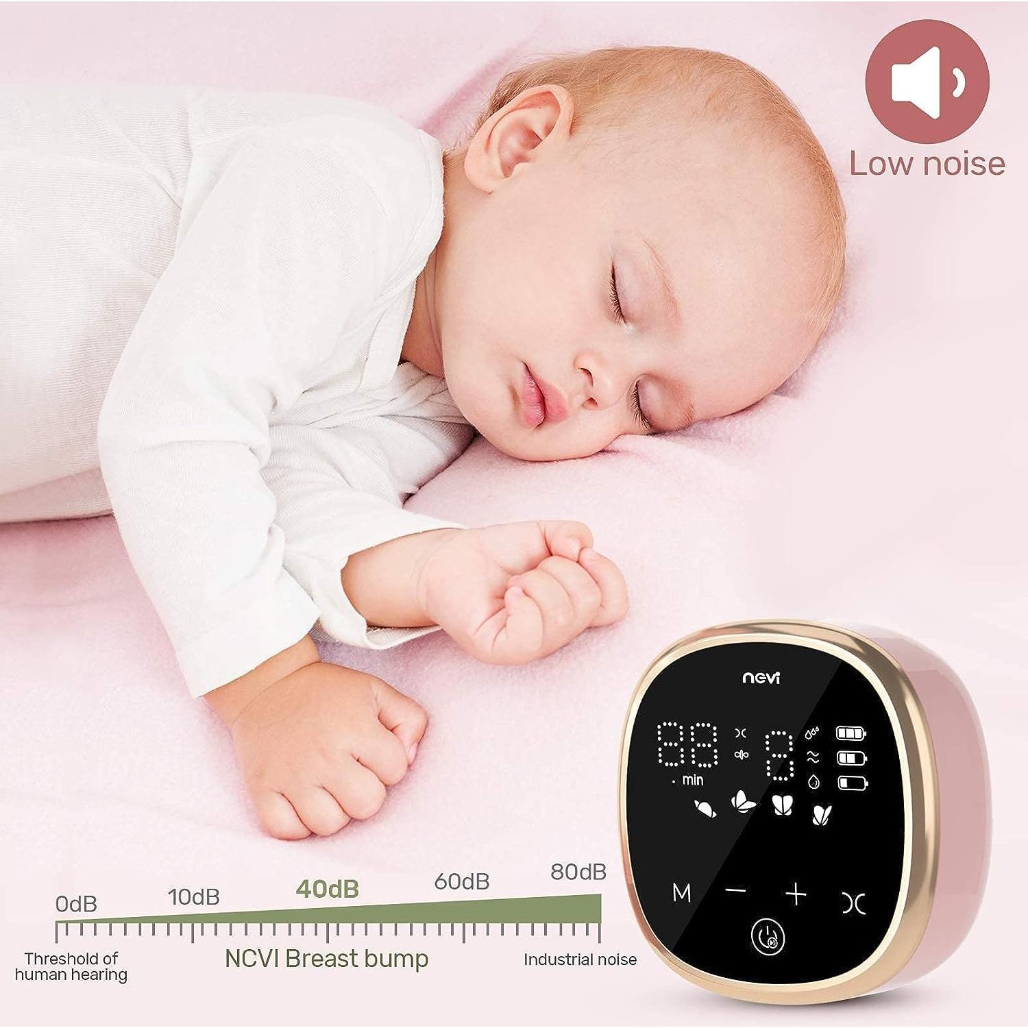 Bomba de Pecho Eléctrica NCVI 8782 Doble Portátil 2200mAh