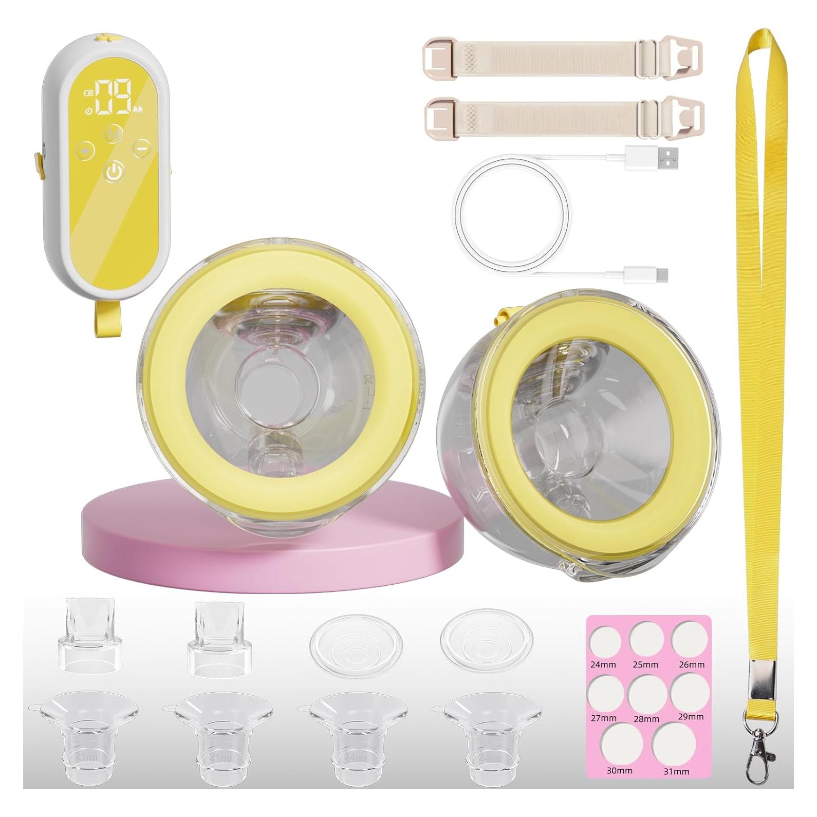 Extractor de Leche Eléctrico Saglve Manos Libres 170ml