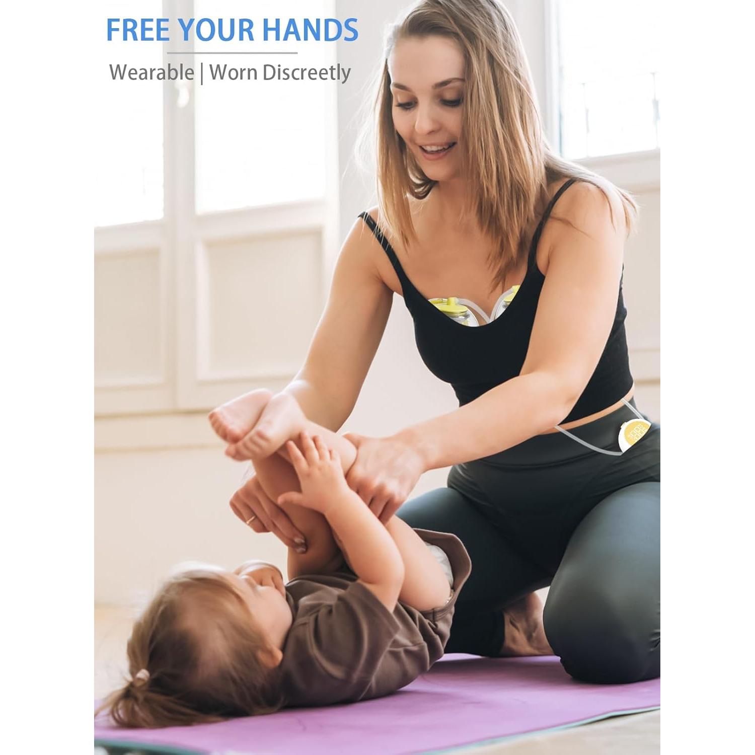 Extractor de Leche Eléctrico Saglve Manos Libres 170ml