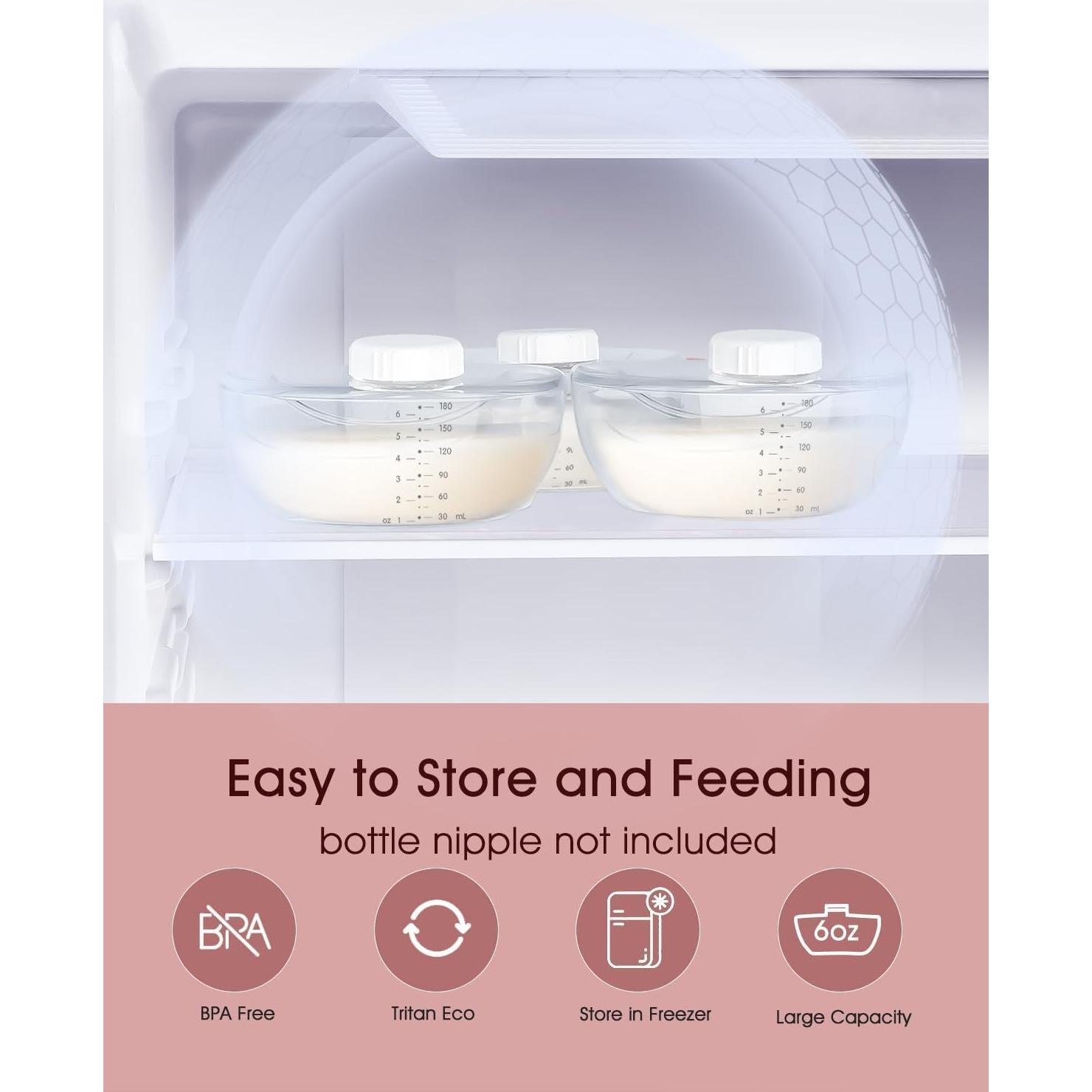 Extractor de Leche Materna Portátil HORIGEN E4, 3 Modos, 9 Niveles, Silencioso