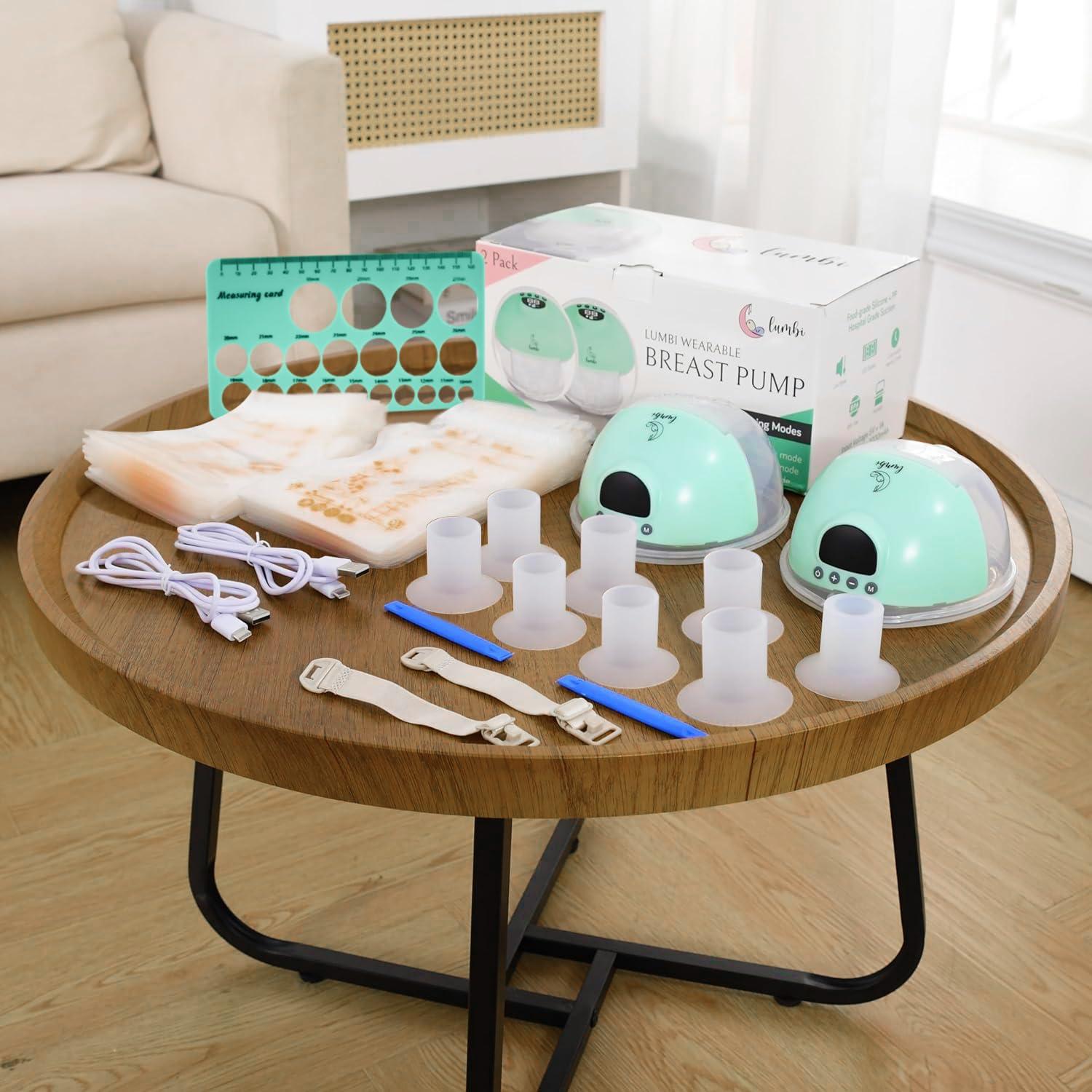 Extractor de Leche Eléctrico Lumbi L1 - Grado Hospitalario, 2 Unidades