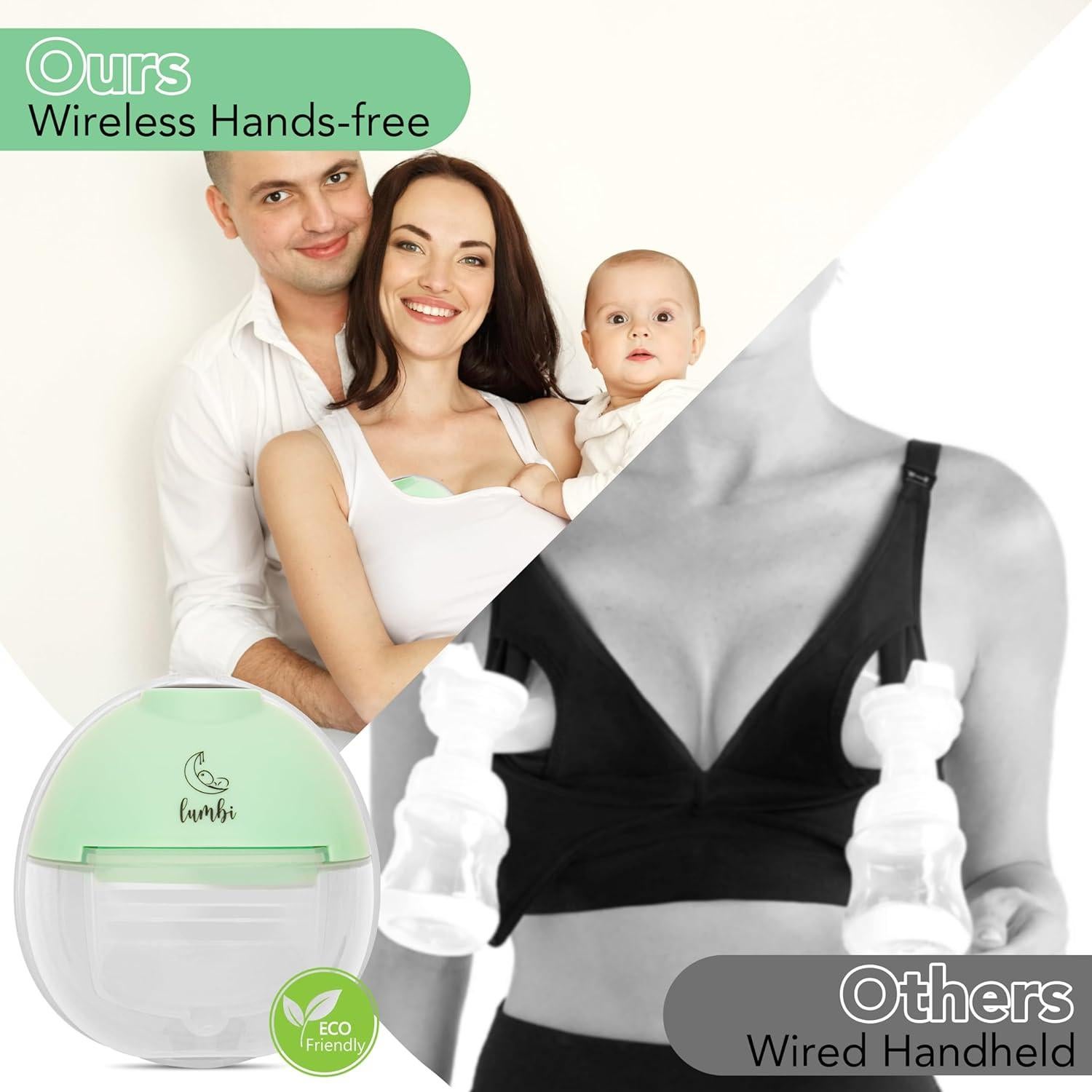 Extractor de Leche Eléctrico Lumbi L1 - Grado Hospitalario, 2 Unidades