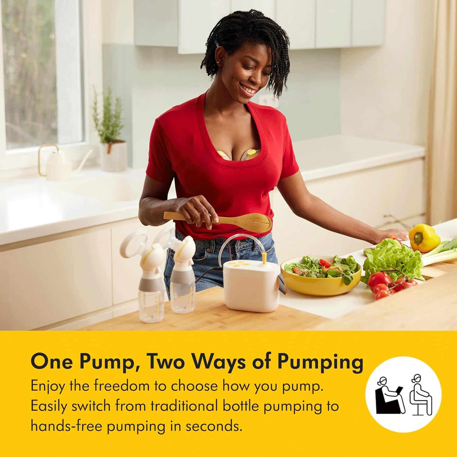 Copas de Recolección Manos Libres Medela - 2 Unidades, Compatibles con Extractores