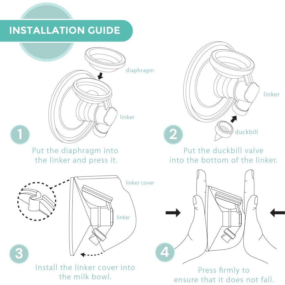 Tazas de Recolección de Leche Manos Libres BabyBuddha 8 oz